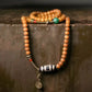 Prosperity Blessing Necklace and Bracelet with Bodhi and Dzi Bead
