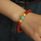 Lucky Energy South Red Agate Bead Bracelet  8mm