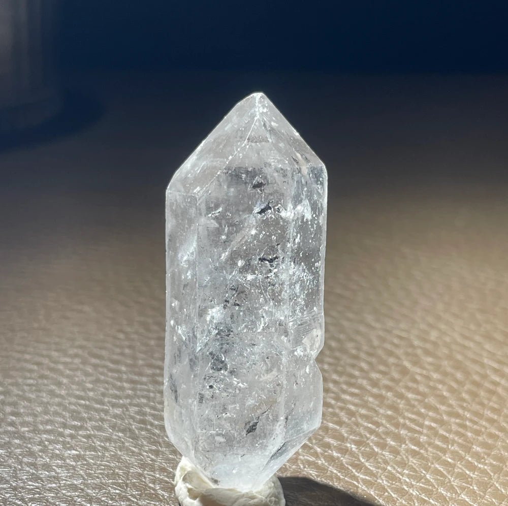 Quartz Crystal with Natural Inclusions Raw Unpolished Clear Translucent Healing  Energy Meditation