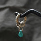 Artisan-Crafted Turquoise Silver-Plated Earrings for Luck and Protection
