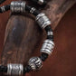 A Wearable Six-syllabled Mantra Blessing Silver Bracelet