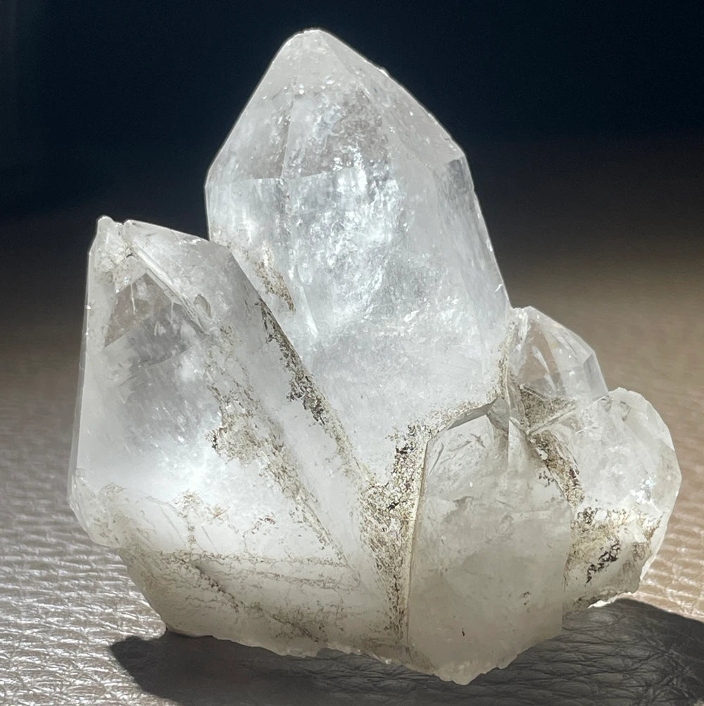 Quartz Crystal with Natural Inclusions Raw Unpolished Clear Translucent Healing  Energy Meditation