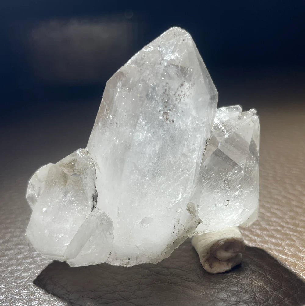 Quartz Crystal with Natural Inclusions Raw Unpolished Clear Translucent Healing  Energy Meditation