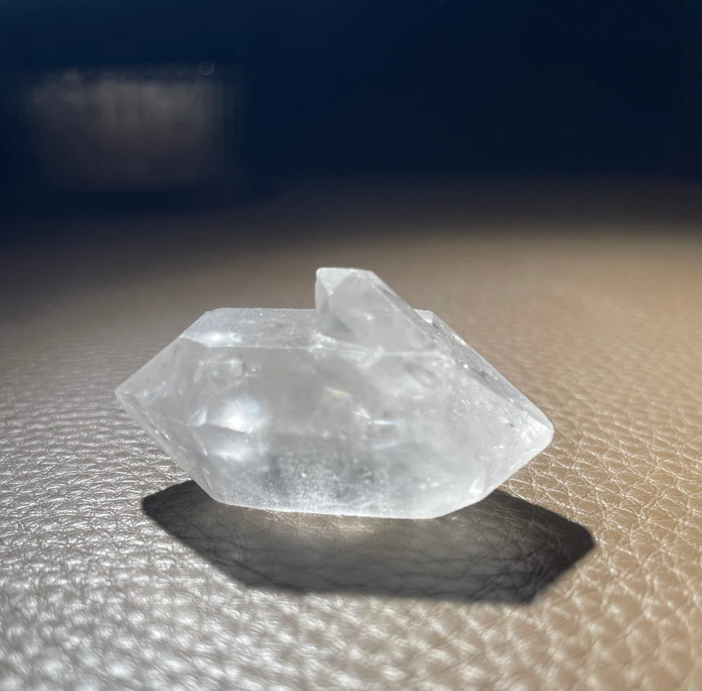 Quartz Crystal with Natural Inclusions Raw Unpolished Clear Translucent Healing  Energy Meditation
