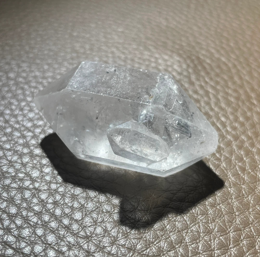 Quartz Crystal with Natural Inclusions Raw Unpolished Clear Translucent Healing  Energy Meditation