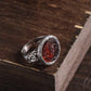 Blood Amber Zhashilhamo Wealth Ring