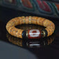 Tibetan Dzi Bead and Yak Bone Bracelet for Guardian