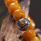 Dzi Bead and Yak Bone Bracelet for Courage and Embrace Sacred Guardian Energy