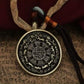 Artisan-Crafted Copper Prosperity Amulet Pendant for Wealth and Abundance
