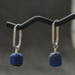 Natural Prosperity Lapis Lazuli Silver Earrings