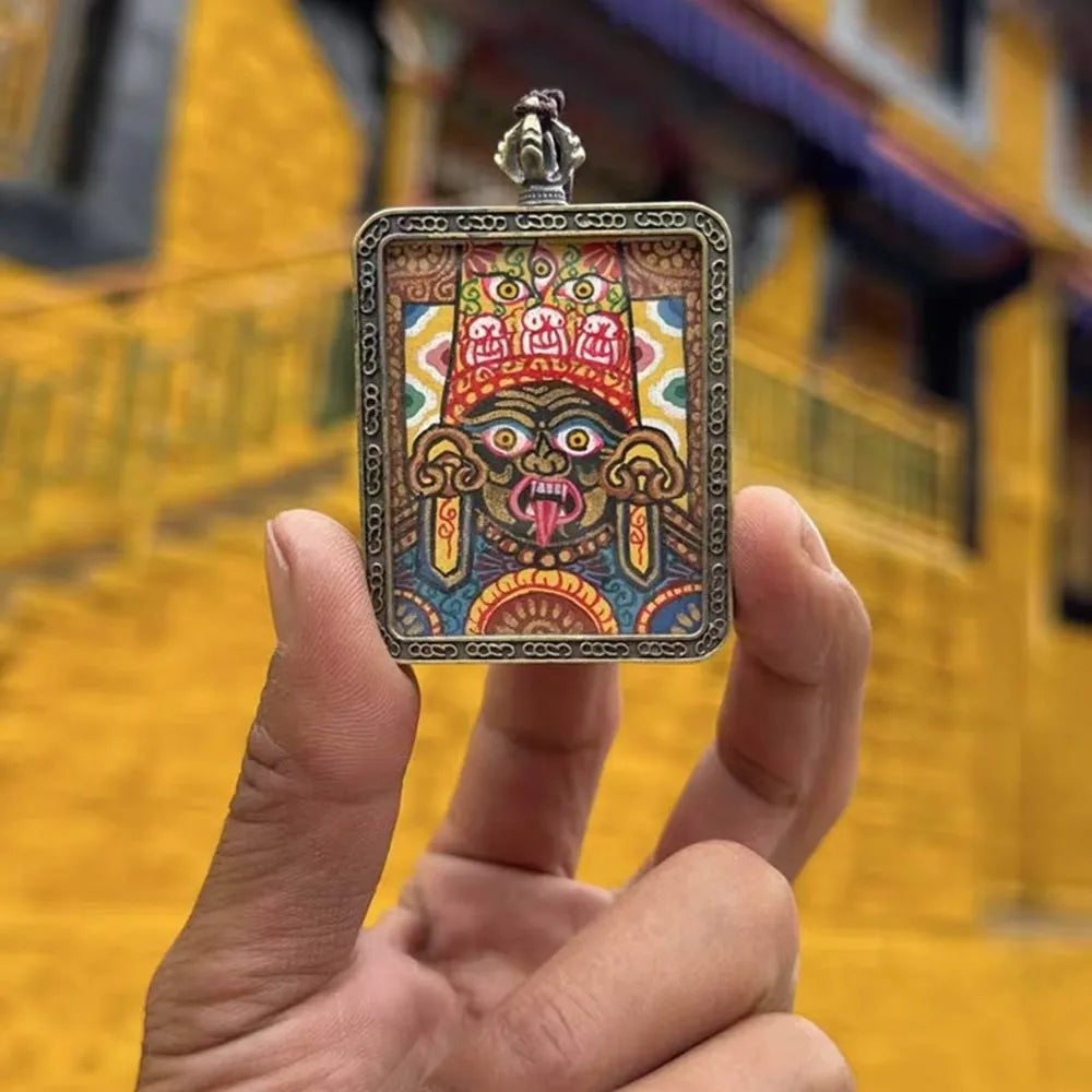 Silver/Gold Plated Cased Zaki Tsha-Tsha enhance financial luck