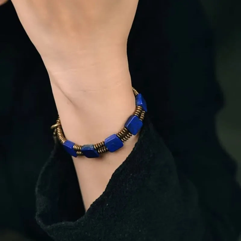 Peace and Health Energy Lapis Lazuli Bracelet