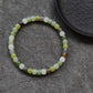 Multi-color Natural Hetian Jade Bracelet