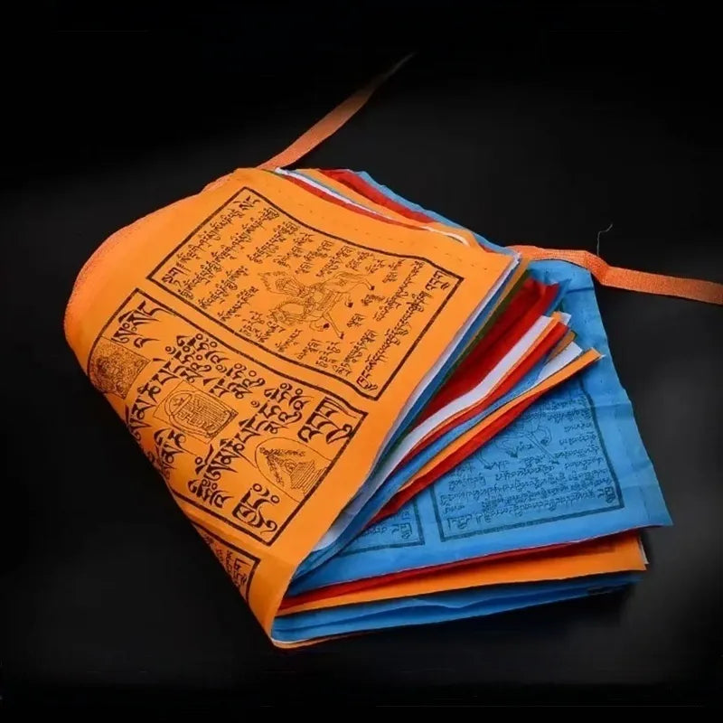 Buddhist Auspicious Tibetan Prayer Flags Windhorse Flags for Outside