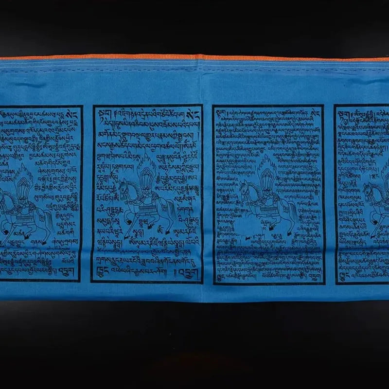 Buddhist Auspicious Tibetan Prayer Flags Windhorse Flags for Outside