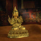 Exceptionally rare Tibetan gilded statue of Tsongkhapa