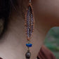 Wealth embraces lapis lazuli earrings