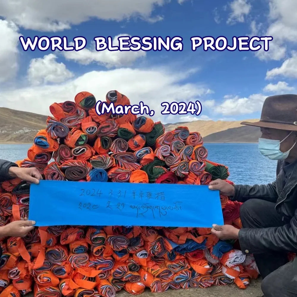 Holy Land of Tibet Offers Hanging Five Colored Prayer Flags to Channel Divine Energy Blessings