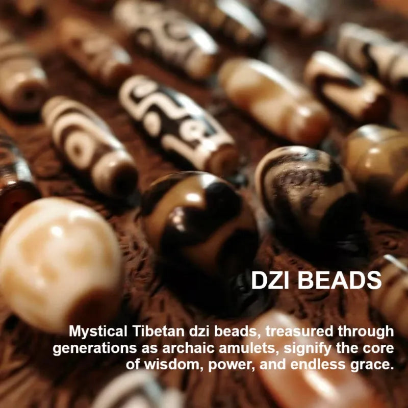 Spiritual Companion Tibetan Dzi Bead Handmade Bracelet