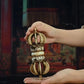 Exceptionally Rare Tibetan Buddhist Intricately Nine-Pronged Vajra