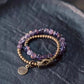 Spiritual Harmony Amethyst Ghost Bracelet with Copper