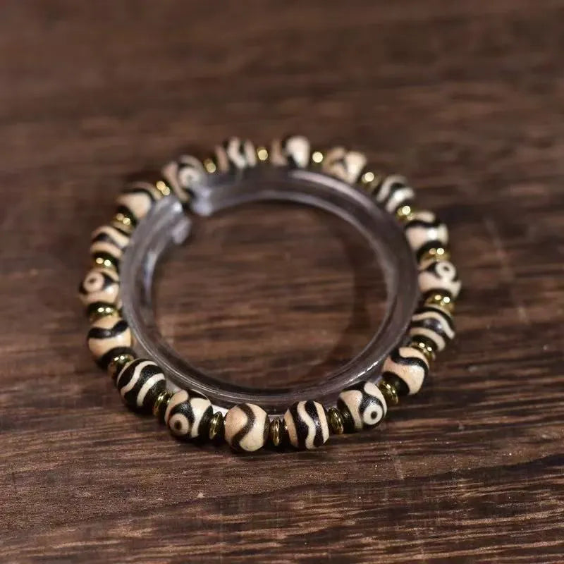 Prosperity Handmade Dzi Bead Bracelet
