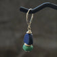 Versatile Natural lapis lazuli and turquoise earrings