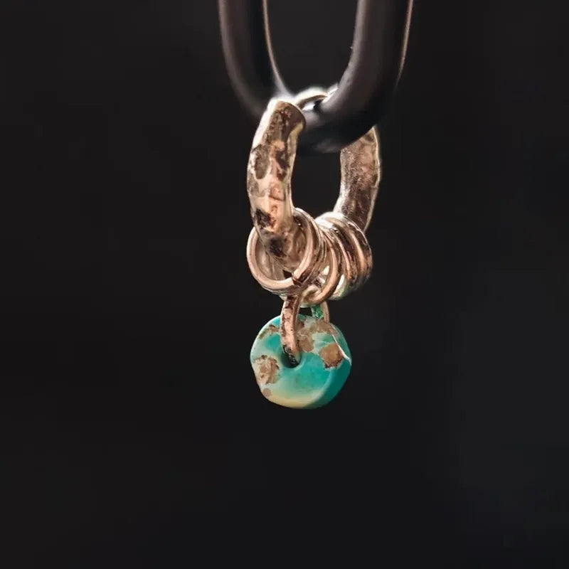 Snowland Spirit Turquoise Silver Earrings