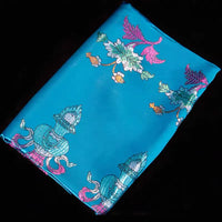 Five Colored Tibetan Khata Scarf for Festival Greetings and Blessings