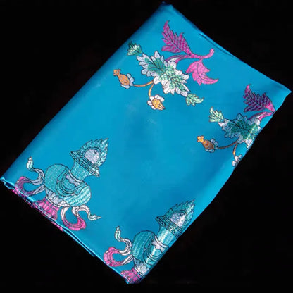 Five Colored Tibetan Khata Scarf for Festival Greetings and Blessings