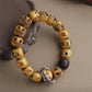 Prosperity Dzi Yak Bone Bracelet
