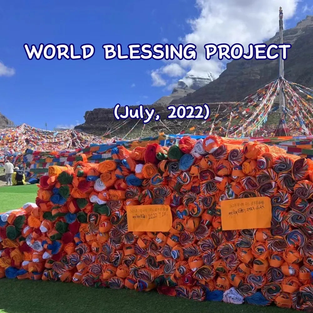 Holy Land of Tibet Offers Hanging Five Colored Prayer Flags to Channel Divine Energy Blessings
