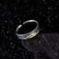 Tibetan S925 Silver Ring for Harmony of Earth
