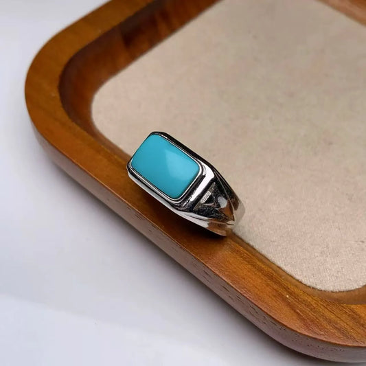 Tibetan Spiritual Harmony Turquoise Ring