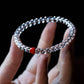 Fortune Glow White Crystal and South Red Agate Bracelet