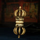 Exceptionally Rare Tibetan Buddhist Intricately Nine-Pronged Vajra