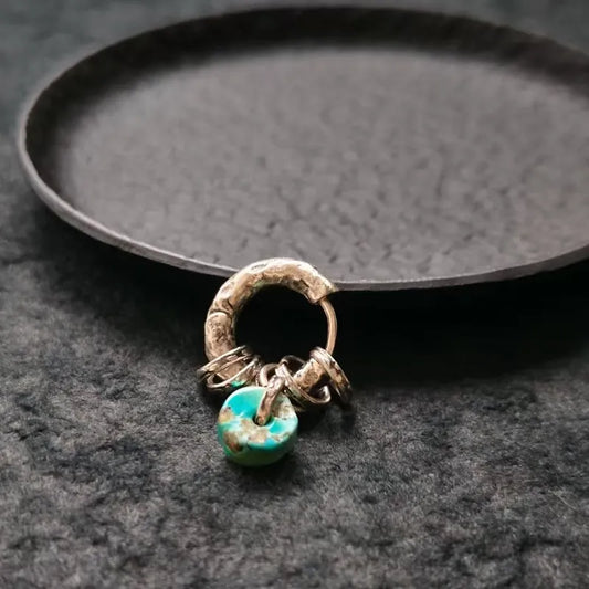 Snowland Spirit Turquoise Silver Earrings