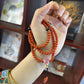 Natural Premium Nanhong Agate 108 Buddhist Beads Auspicious Prayer Bead Bracelet Necklace