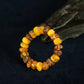 Precious Natural Honey Amber and Multi-Treasure Bracelet for Wealth and Prosperity