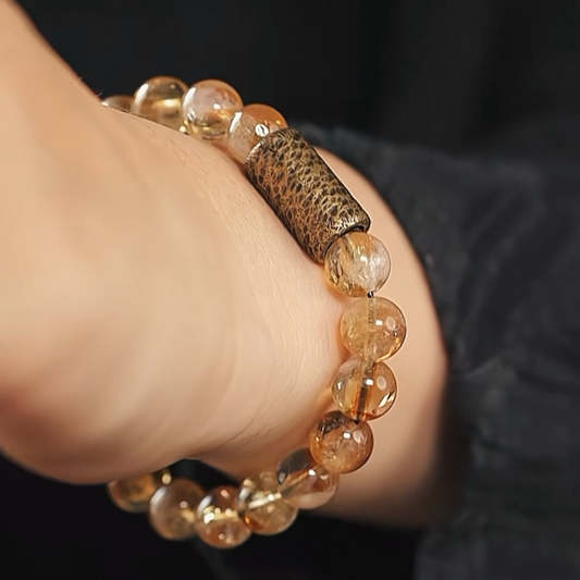 Supreme Healing and Wealth Citrine Bracelet