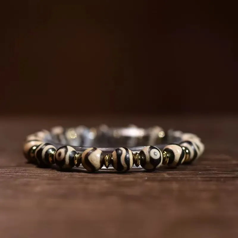 Prosperity Handmade Dzi Bead Bracelet
