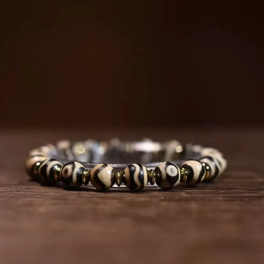 Prosperity Handmade Dzi Bead Bracelet