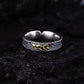 Tibetan S925 Silver Ring for Harmony of Earth