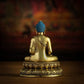 Buddhist Fully Gilded Compassionate Expression Sakyamuni Buddha Statue