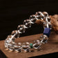 Harmony Himalayan Crystal Healing Bracelet with Turquoise and Lapis Lazuli