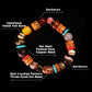 Handcrafted Tibetan Treasure Bracelet Infused with Confidence Harmony and Vibrant Energy