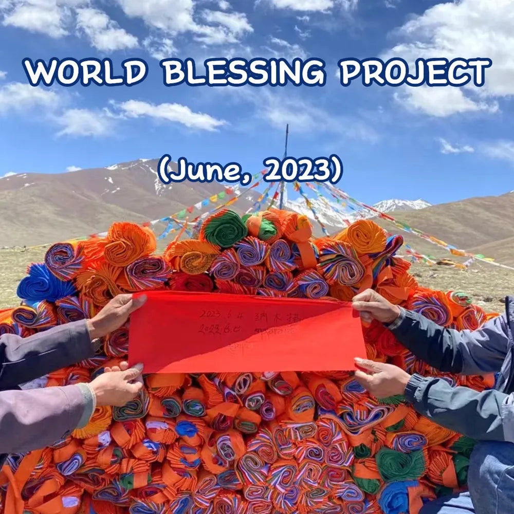 Holy Land of Tibet Offers Hanging Five Colored Prayer Flags to Channel Divine Energy Blessings