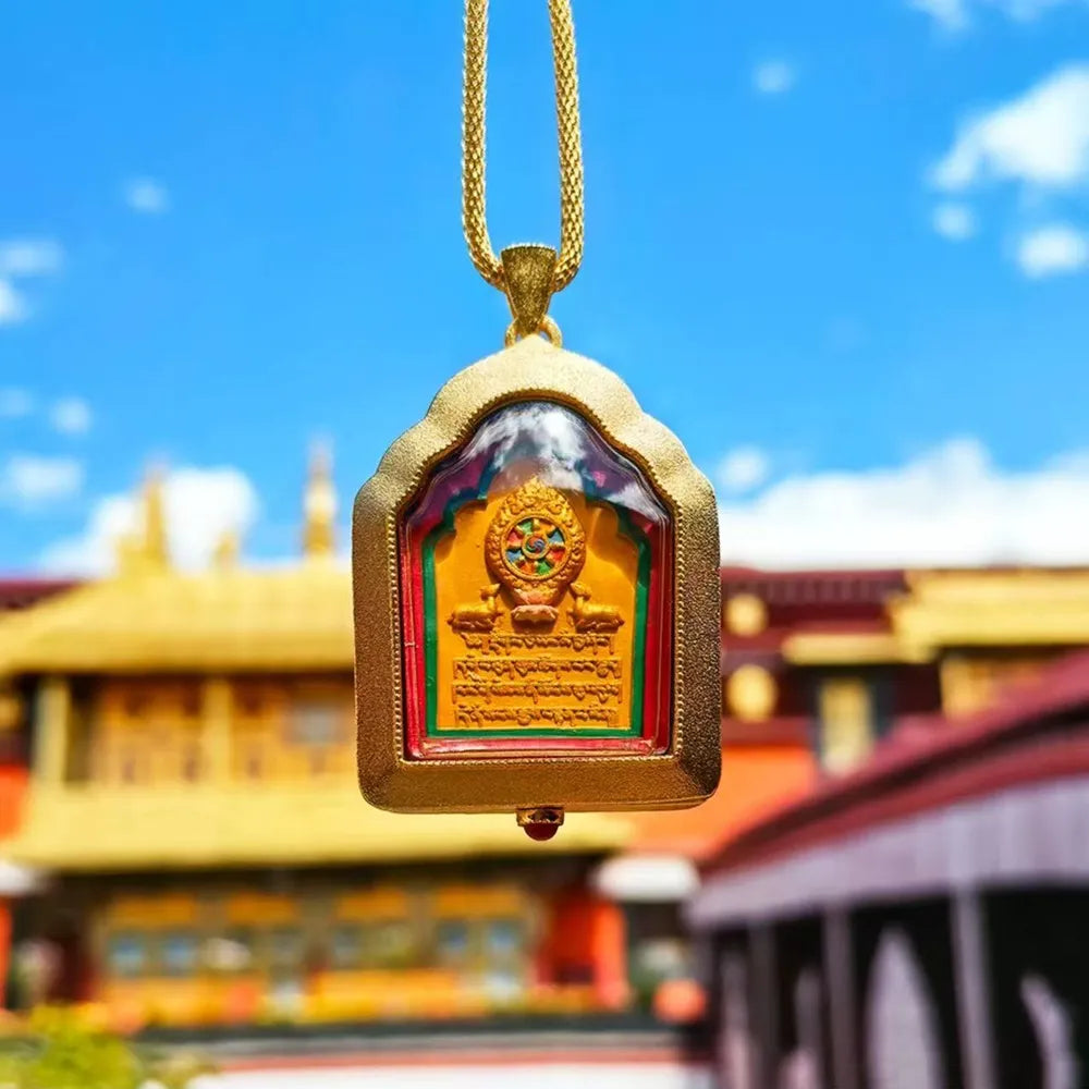 Exquisite JowoTsha-Tsha Gau for peace and wisdom