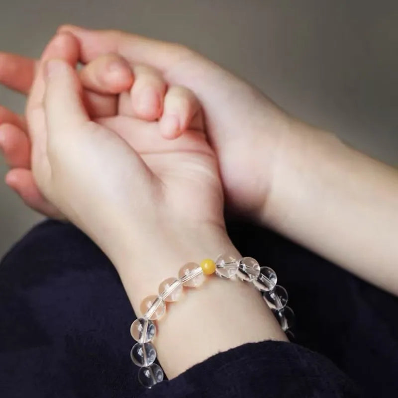 Wisdom Healing Clear Quartz Bracelet