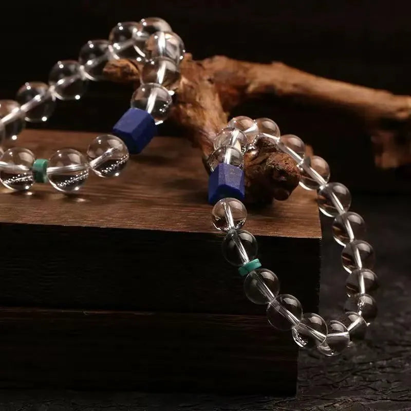Harmony Himalayan Crystal Healing Bracelet with Turquoise and Lapis Lazuli